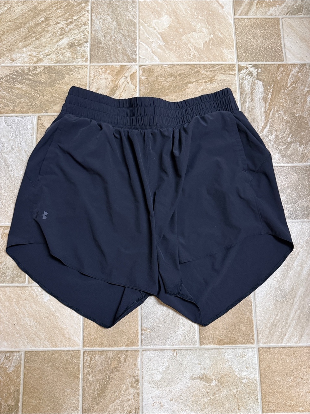 Under Armour woman’s Navy Performance Running Shorts